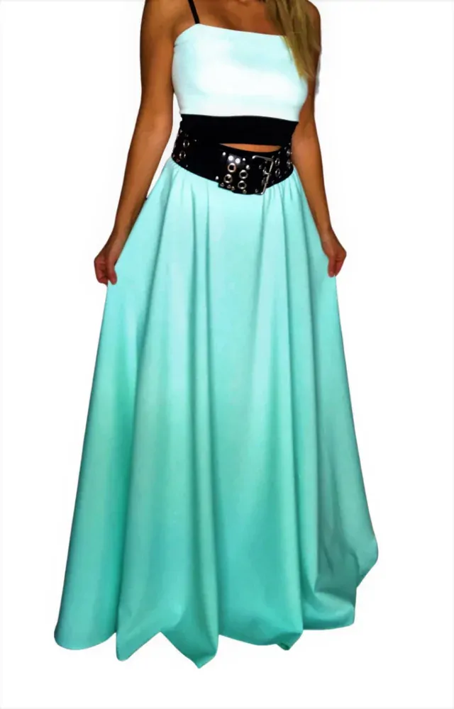 Dlouhá letní sukně - maxi sukně - BOROS SK-L-MINT 01